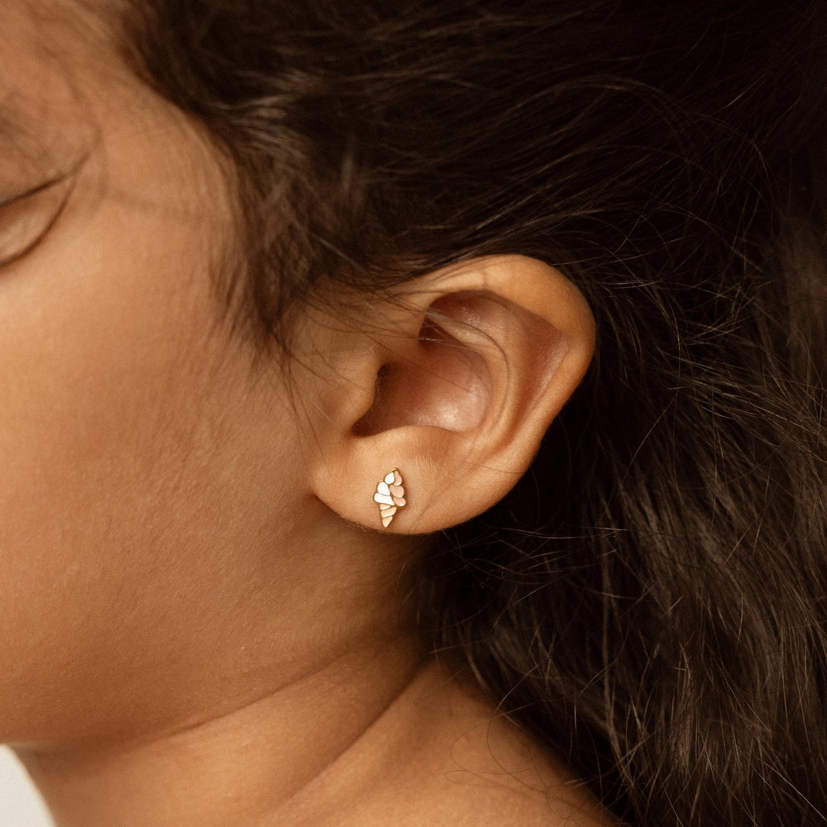 Hypoallergenic gold-plated children&