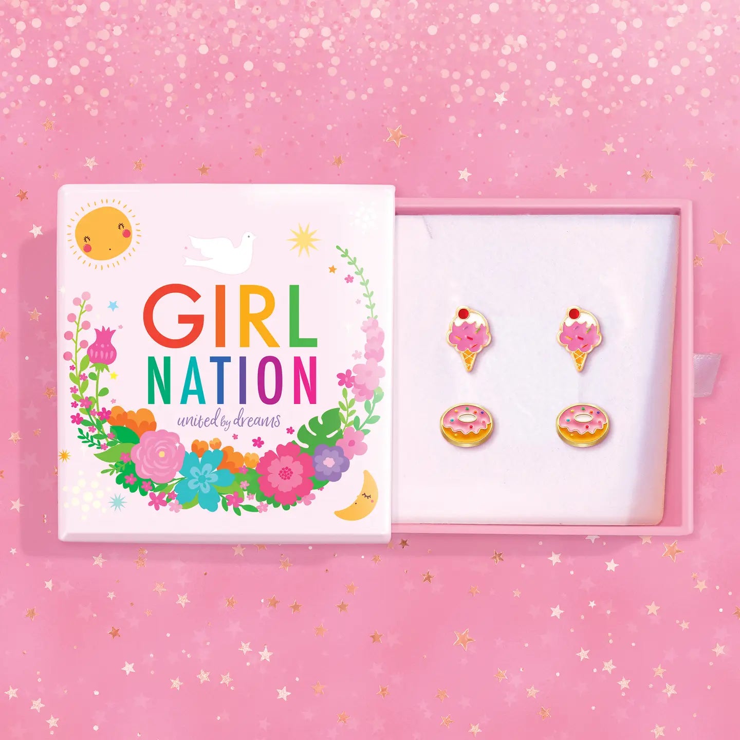 Hypoallergene Kinderohrringe Geschenkset Sprinkles & Scoops