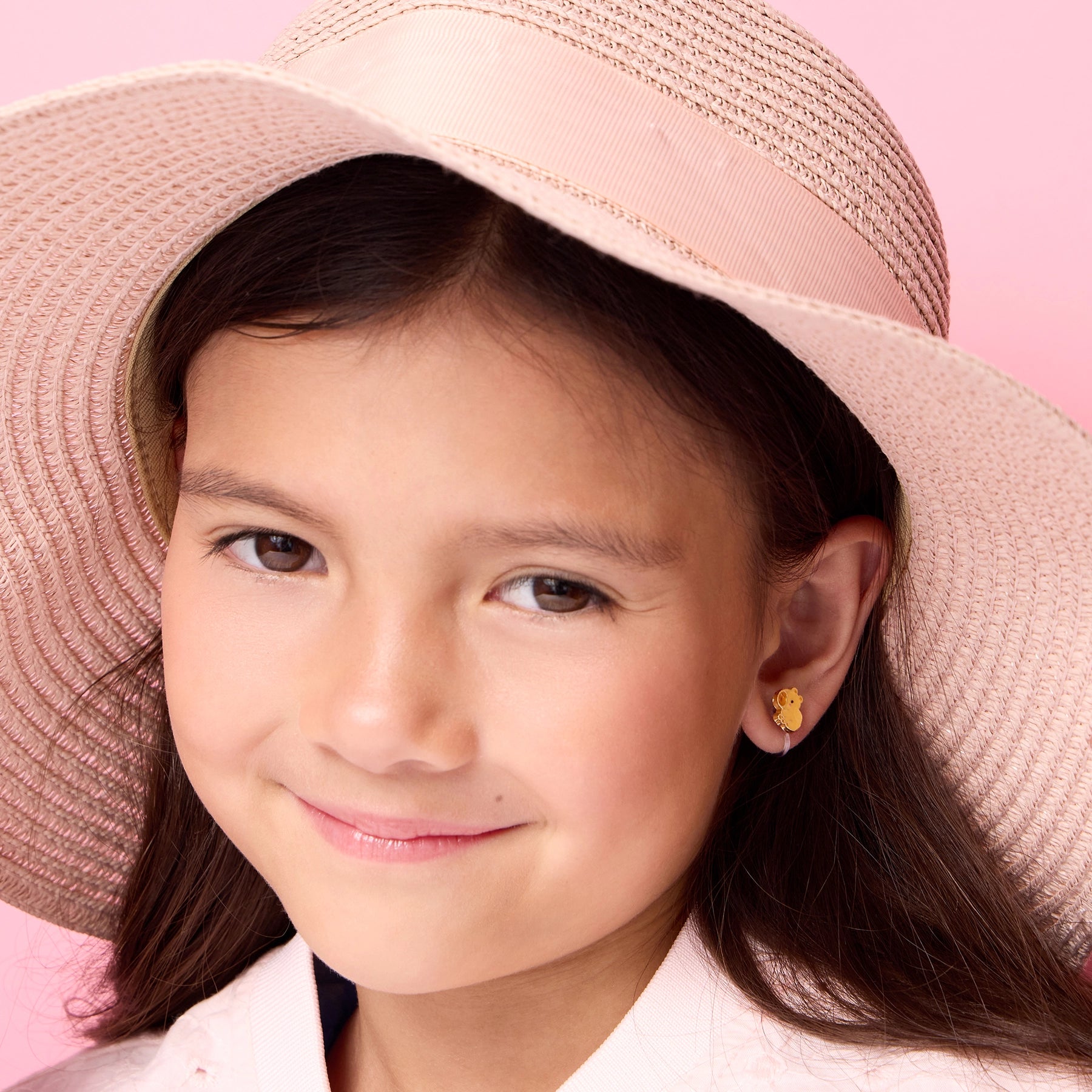 Hypoallergene kinder clip oorbellen Happy Capy