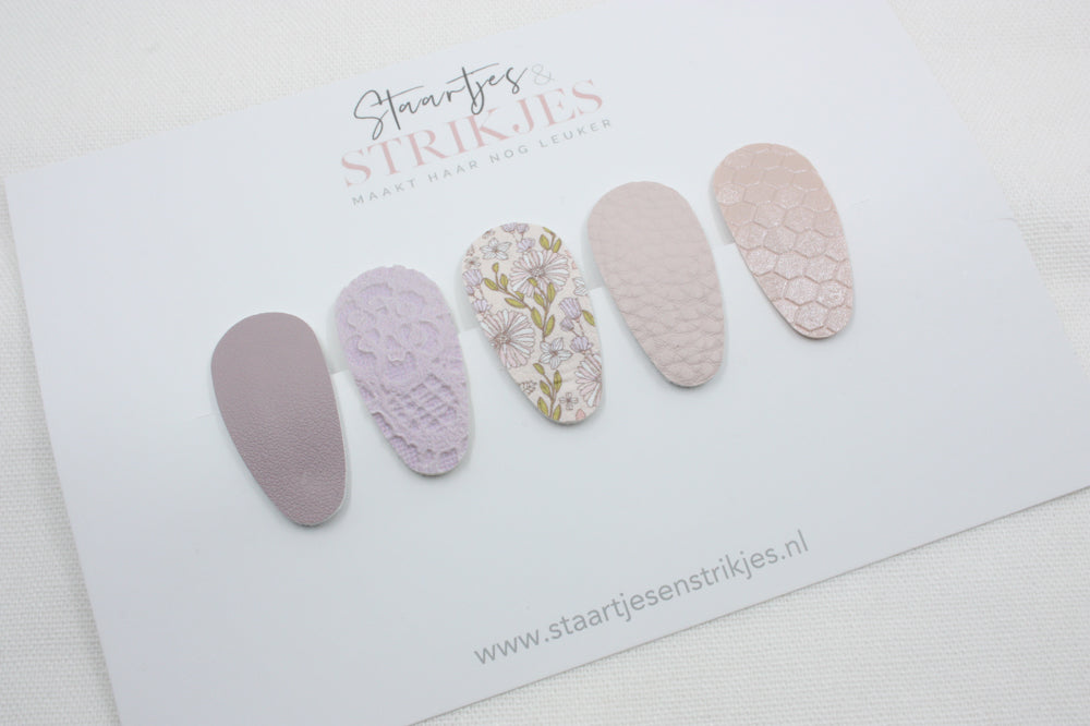 Set of 5 baby hair clips Yara