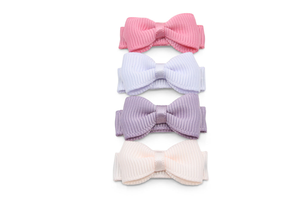 Baby haarspeldjes lint strikjes setje Lien