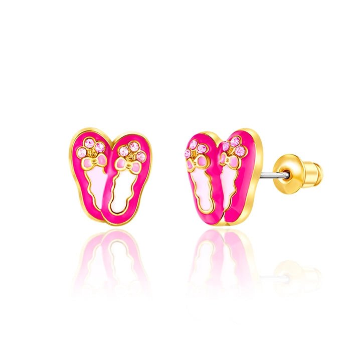 Hypoallergene kinderoorbellen Ballet Dreams - Staartjes en Strikjes