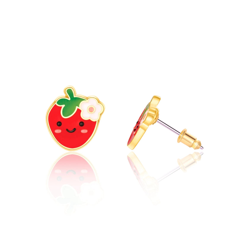 Hypoallergene kinderoorbellen cadeausetje Fruit Frenzy - Staartjes en Strikjes