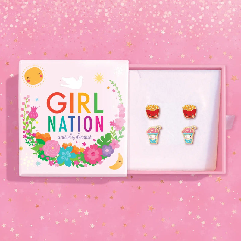 Hypoallergene kinderoorbellen cadeausetje Sweet & Salty - Staartjes en Strikjes