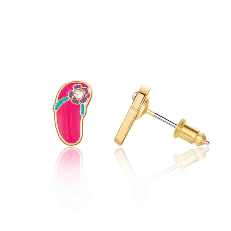 Hypoallergene kinderoorbellen flip flop - Staartjes en Strikjes