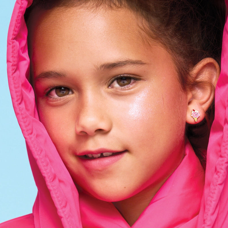 Hypoallergene kinderoorbellen ice crem dream cutie - Staartjes en Strikjes