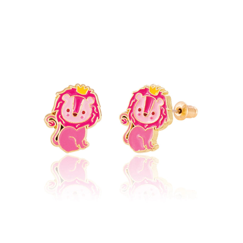 Hypoallergene kinderoorbellen Little Lion King Cutie - Staartjes en Strikjes
