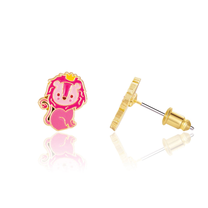 Hypoallergene kinderoorbellen Little Lion King Cutie - Staartjes en Strikjes