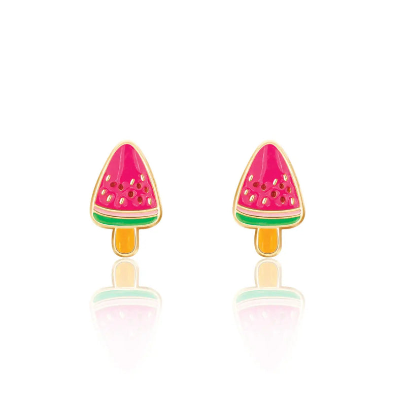 Hypoallergene kinderoorbellen Melon Pop Cutie - Staartjes en Strikjes