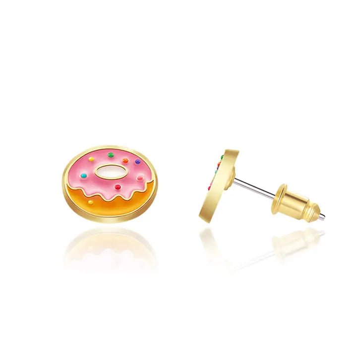 Hypoallergene kinderoorbellen Very Berry Donut - Staartjes en Strikjes