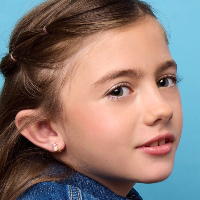 Hypoallergene kinderoorringen Ballet Shoe - Staartjes en Strikjes