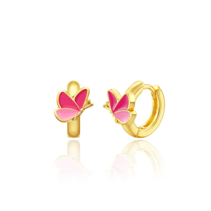 Hypoallergene kinderoorringen Butterfly - Staartjes en Strikjes