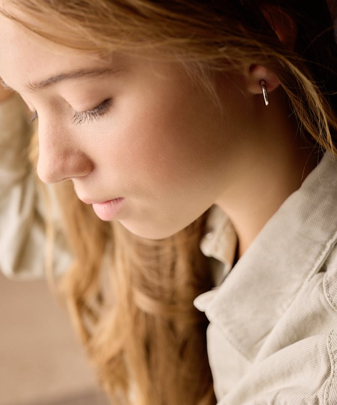 Oorbellen Blomdahl titanium boogje zilverkleurig 15 mm (incl. achterkantjes) - Staartjes en Strikjes