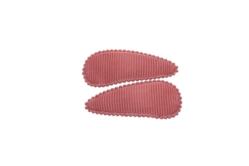 Baby haarspeldjes cinnabar rood - Staartjes en Strikjes
