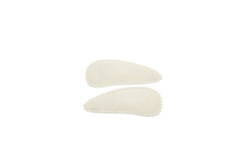 Baby haarspeldjes creme/ivoor - Staartjes en Strikjes