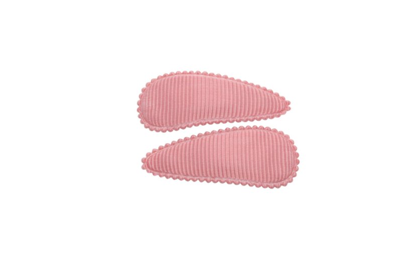 Baby haarspeldjes dusty rose - Staartjes en Strikjes