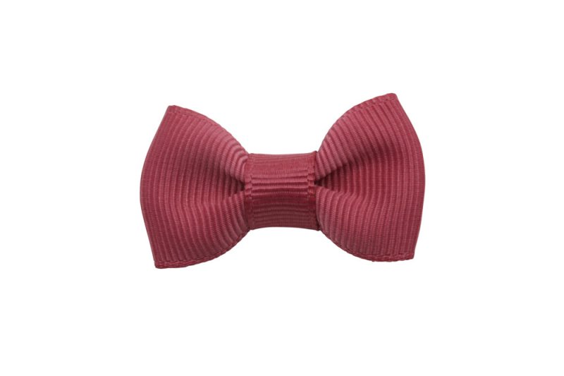 Baby/peuter haarstrikje klein colonial rose - Staartjes en Strikjes