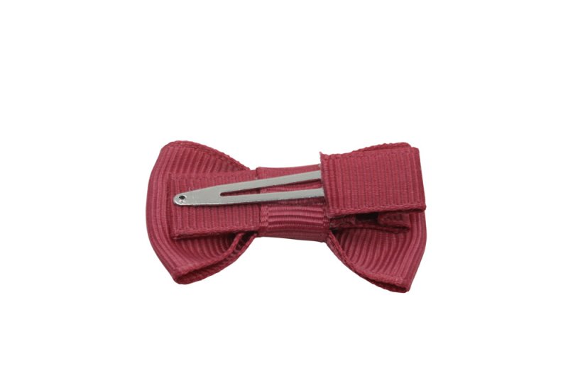 Baby/peuter haarstrikje klein colonial rose - Staartjes en Strikjes