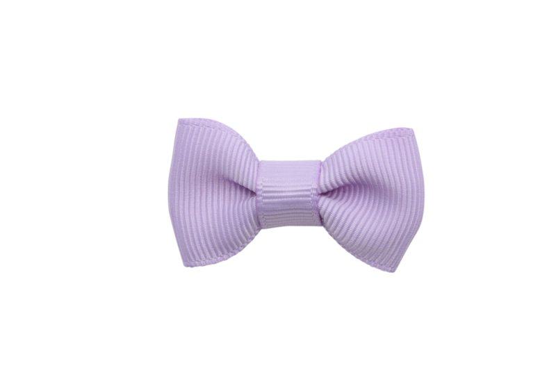 Baby/peuter haarstrikje klein licht paars - Staartjes en Strikjes