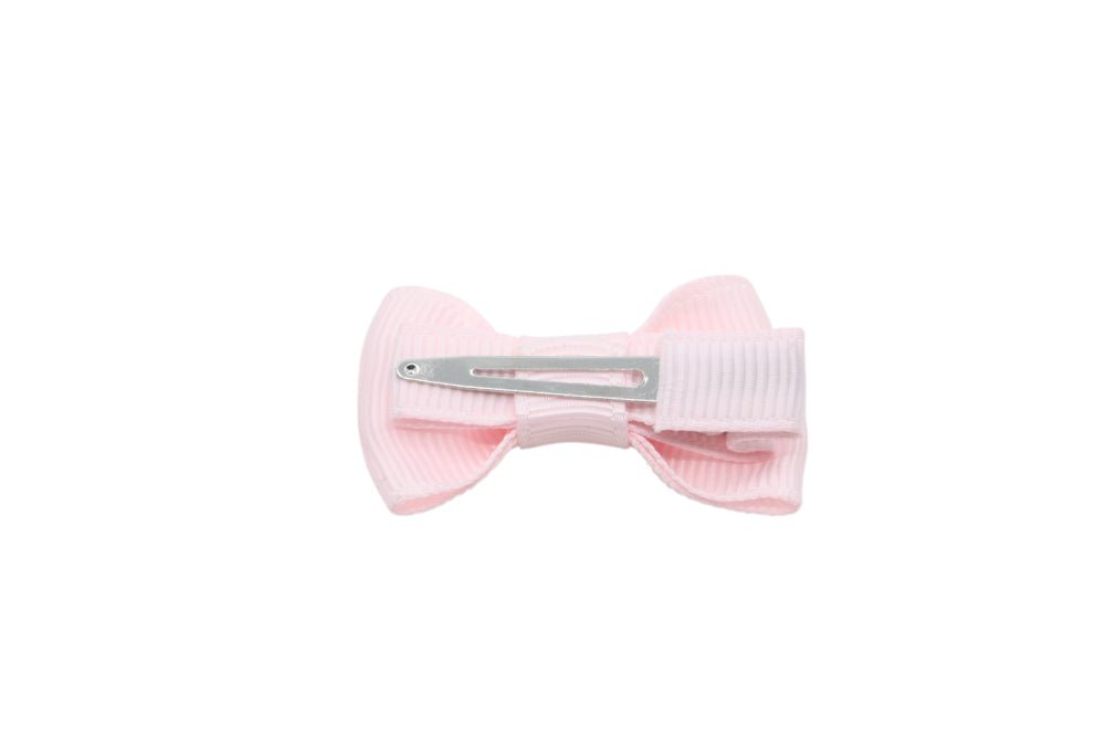 Baby/peuter haarstrikje klein lichtroze - Staartjes en Strikjes