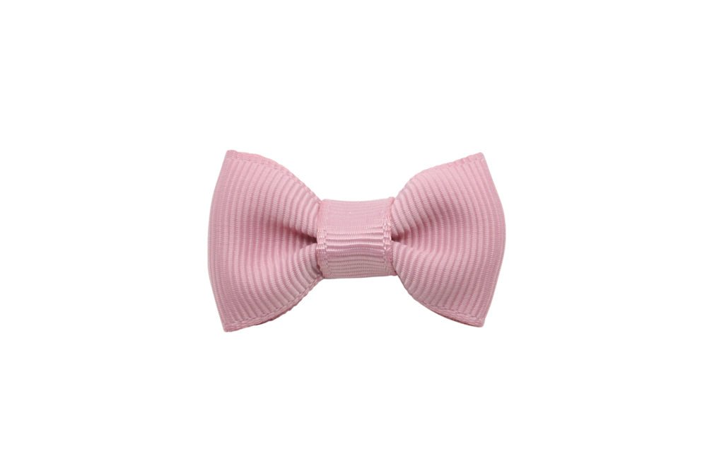 Baby/peuter haarstrikje klein oud roze - Staartjes en Strikjes