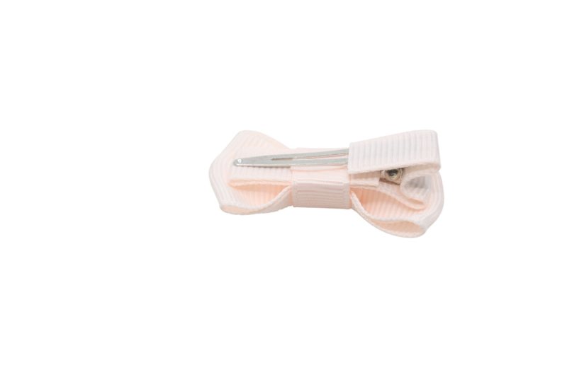 Baby/peuter haarstrikje klein side shadow rose - Staartjes en Strikjes