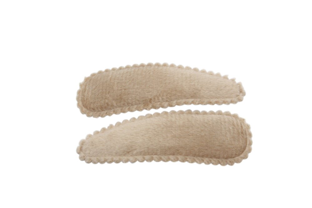 Haarspeldjes veloers naturel - Staartjes en Strikjes