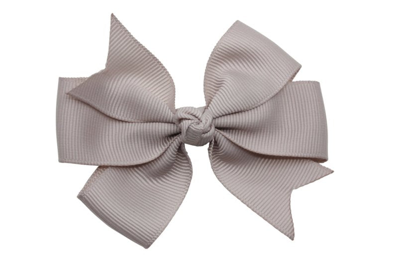 Haarstrik groot carmandy beige/bruin stijl 2 - Staartjes en Strikjes