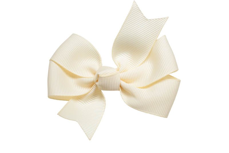 Haarstrik groot creme stijl 1 - Staartjes en Strikjes