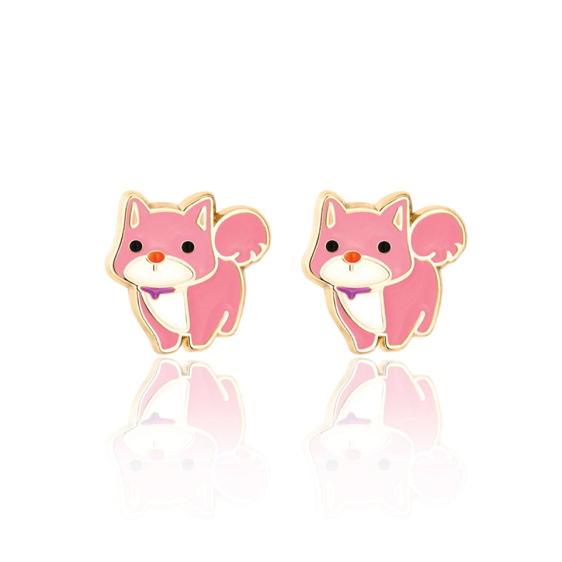 Hypoallergene kinderoorbellen corgi hondjes - Staartjes en Strikjes