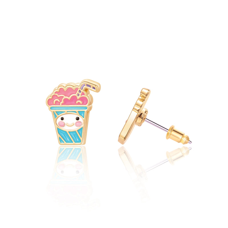 Hypoallergene kinderoorbellen milkshake - Staartjes en Strikjes