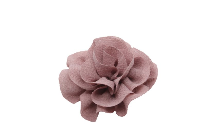 Klein haarbloemetje mauve - Staartjes en Strikjes