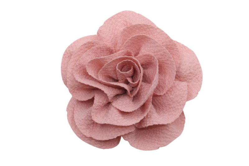 Klein haarbloemetje oud roze - Staartjes en Strikjes