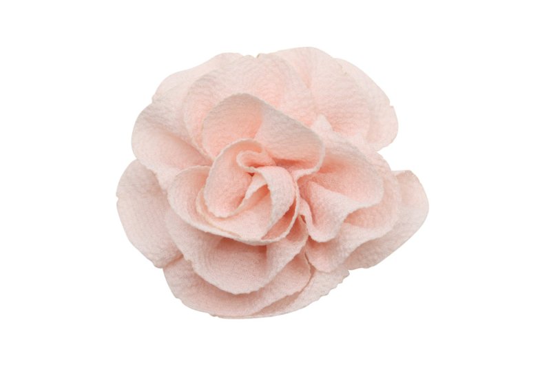 Klein haarbloemetje zacht roze - Staartjes en Strikjes