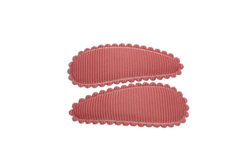 Peuter/kleuter haarspeldjes cinnabar rood - Staartjes en Strikjes