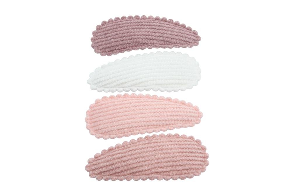 Peuter/kleuter haarspeldjes setje ribstof sweet dreams - Staartjes en Strikjes