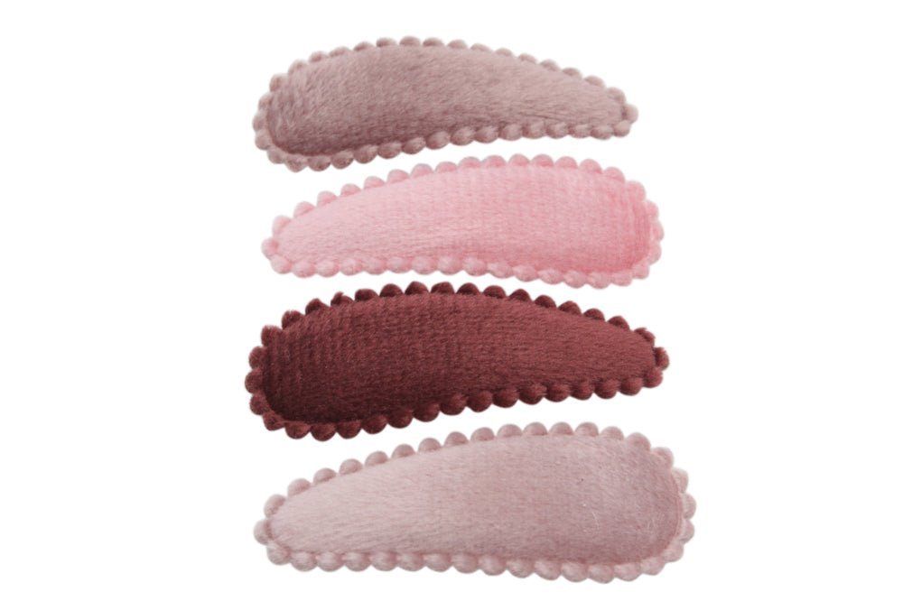 Peuter/kleuter haarspeldjes veloers setje fantasy - Staartjes en Strikjes