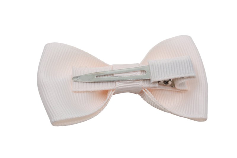 Vlinder haarstrik sideshow rose op alligatorspeldje zonder tandjes - Staartjes en Strikjes