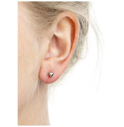 Titanium earrings Boccia triangle