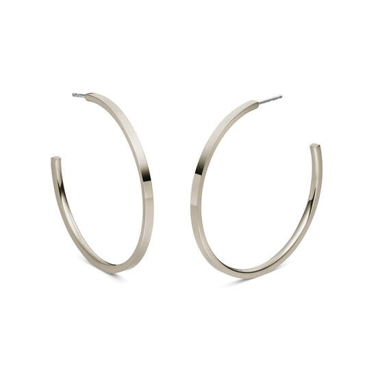 Titanium earrings Boccia stud earrings 50 mm.
