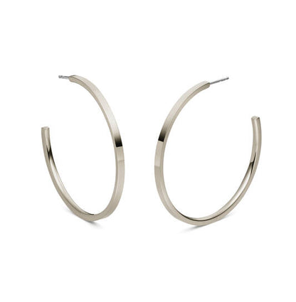 Titanium earrings Boccia stud earrings 50 mm.