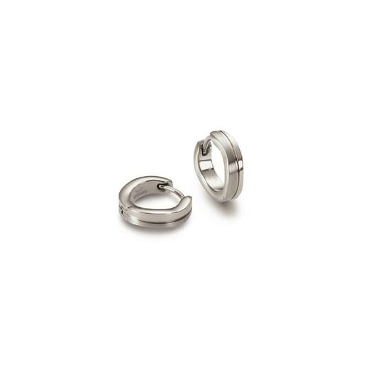 Titan-Ohrringe Boccia Creolen 13 mm.