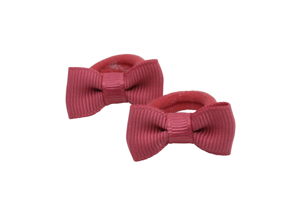 Kleine Gummibänder mit Mini-Schleifen, Kolonialrose