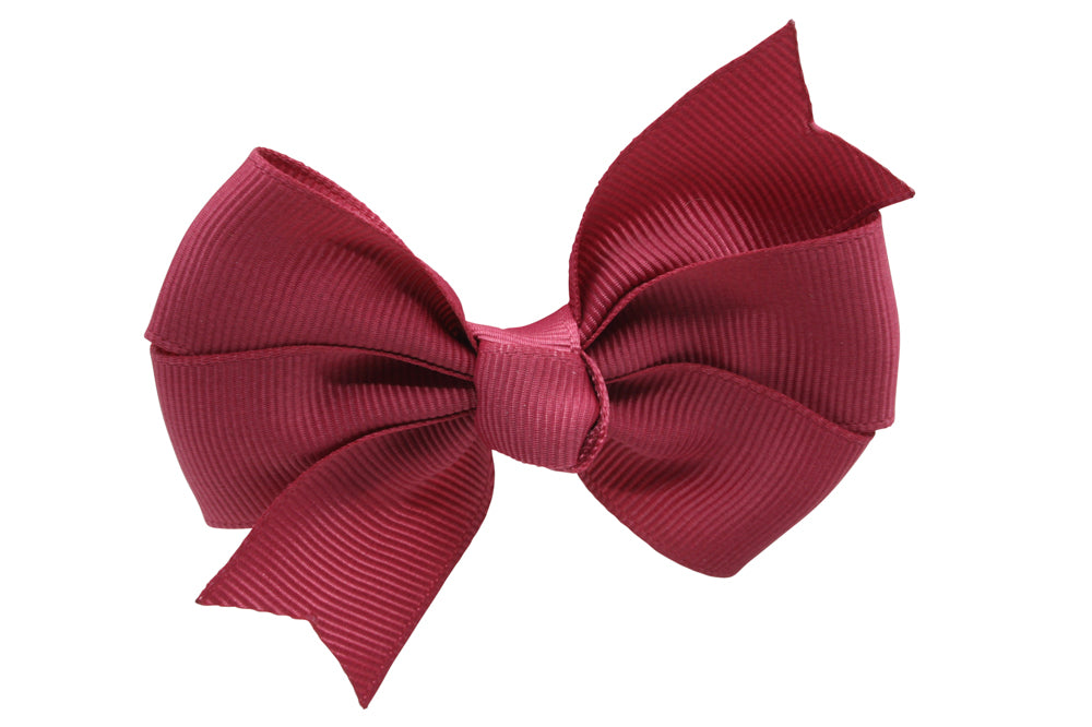 Hair bow large rose wood style 1