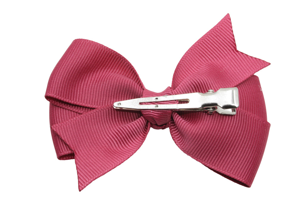 Hair bow large rose wood style 2