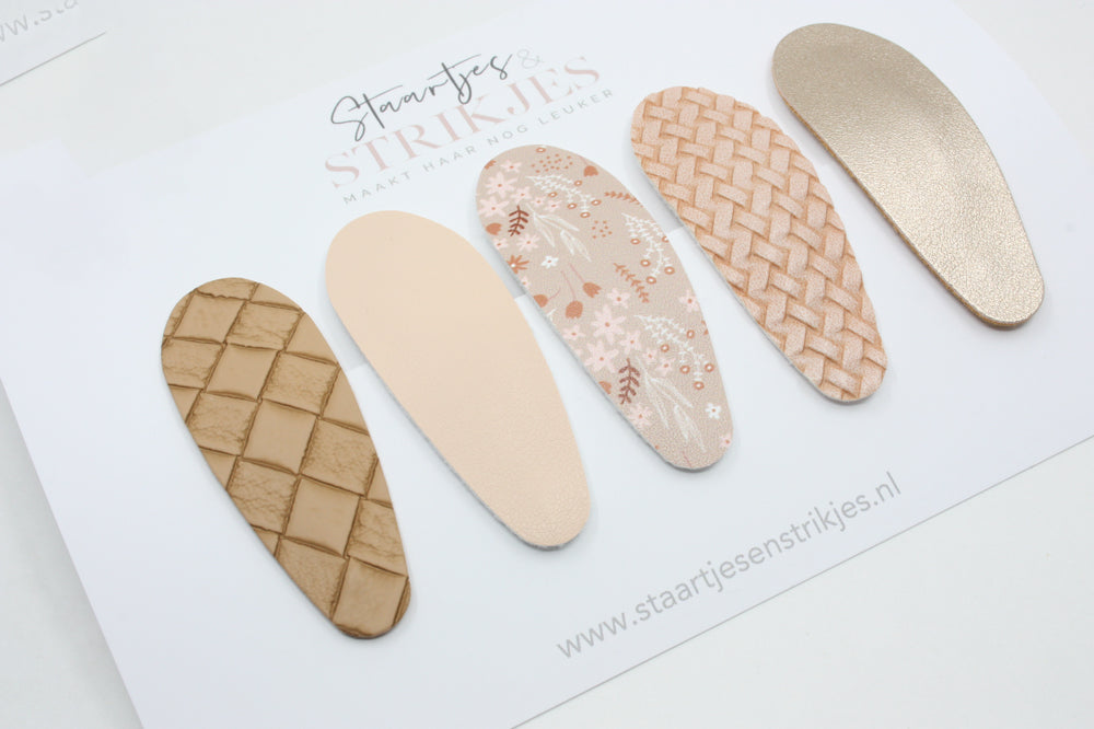 Set mit 5 großen Haarspangen Roos