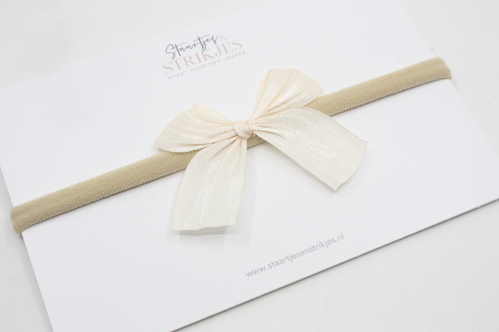 Haarbandje Juliëtte ivoor/creme