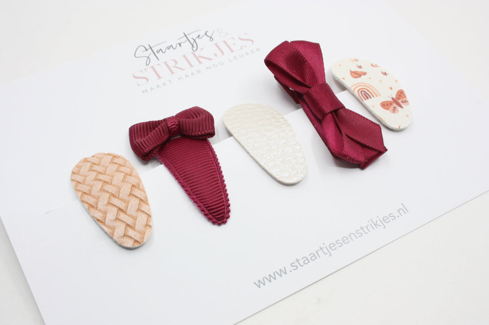 Cadeausetje babyhaarspeldjes Liyana