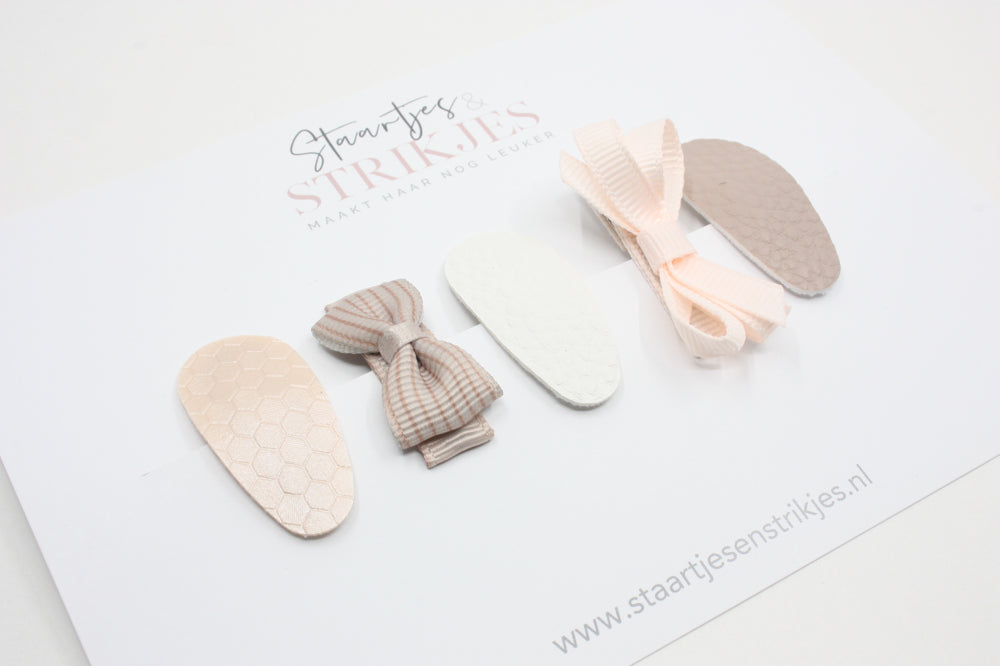 Geschenkset Babyhaarspangen Zarah