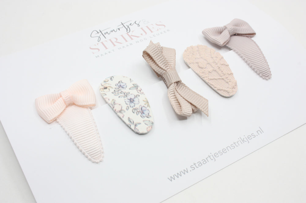 Geschenkset Baby-Haarspangen Lya